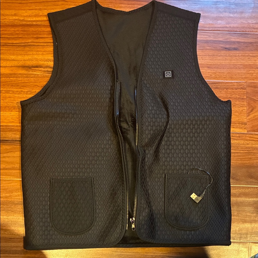 Black Heated Vest
